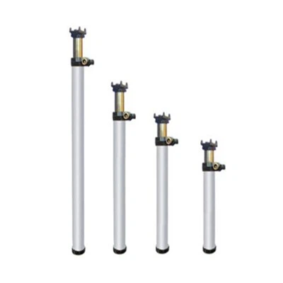 Hydraulická podpůrná těžba s jedním typem zavěšení